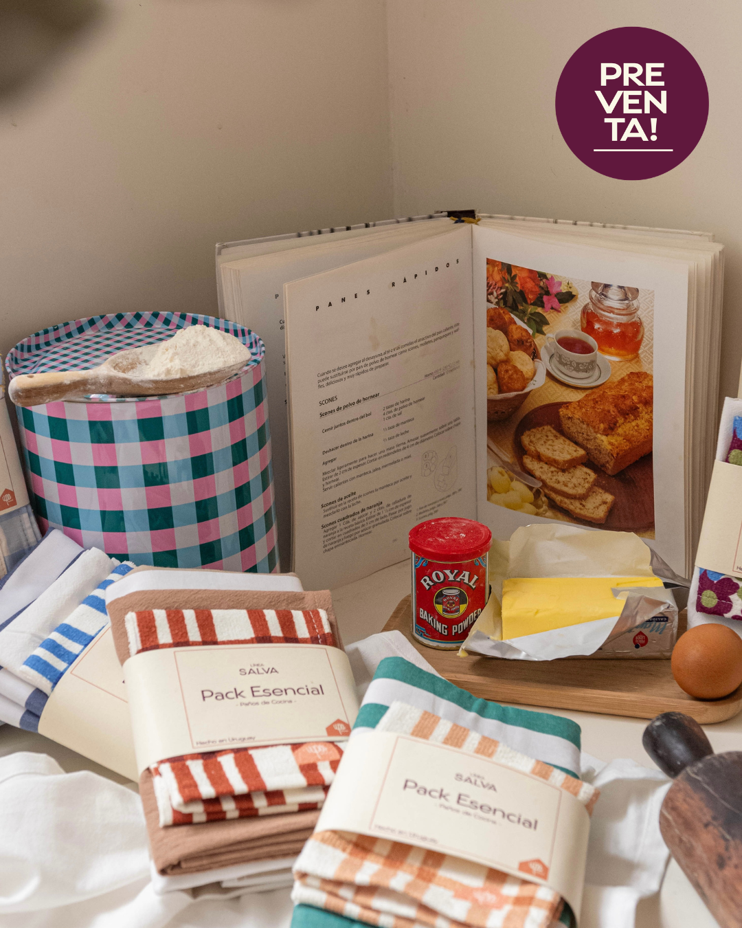 Paños de cocina - Pack Esencial / Linea Salva
