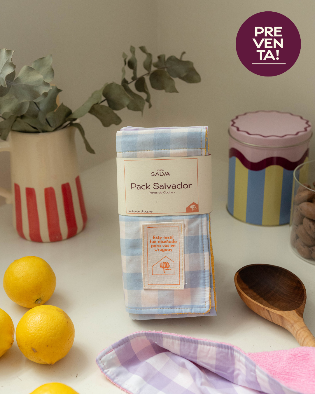 Paños de cocina - Pack  Salvador / Linea Salva